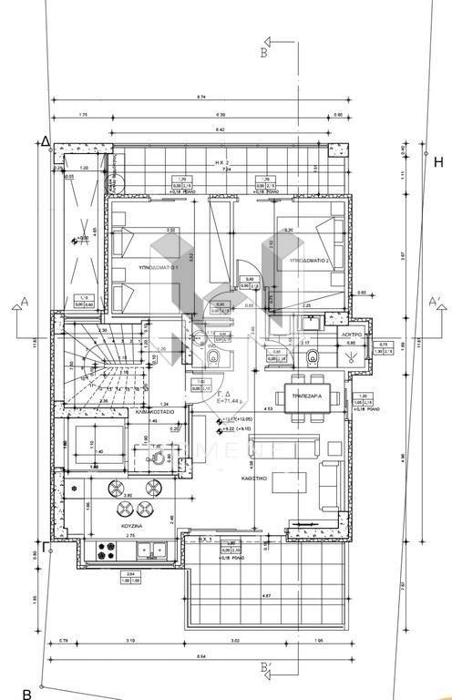 (For Sale) Residential Floor Apartment || Athens South/Agios Dimitrios - 72 Sq.m, 2 Bedrooms, 250.000€ 